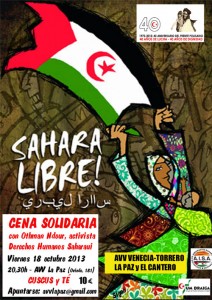 cena sahara vecinales torrero