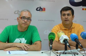 David Félez (cucha) y Joaquín Palacín (dreita)