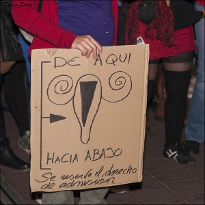 Imagen del 8 de marzo en Zaragoza. Foto. Diego Díaz (AraInfo)