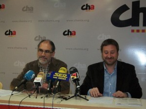 Alberto Esteban (a la izquierda) junto a José Luis Soro.
