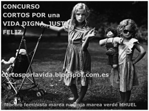 CARTEL cortos por vida digna y feliz