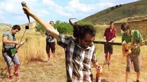 O video ye rodau en a noria Princess de Zaragoza con a colaboración d'arrienda artistas.