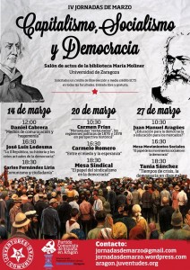 Cartel de las jornadas.