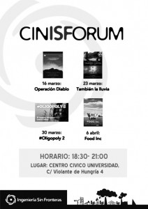 cartel_CINISFORUM isf aragon