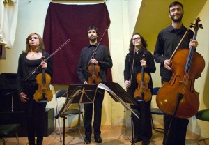 Foto: cuarteto de cuerda Pirineos