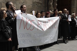 Foto de la concentración de Zaragoza del pasado 27 de mayo.
