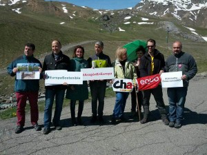 Angela Labordeta, candidata de CHA por la coalición Primavera Europea,   ha visitado hoy Formigal para conocer de “primera mano” el impacto del   proyecto de Canal Roya que pretende unir estaciones de esquí afectando   gravemente este espacio natural