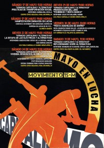 Una manifestación que tendrá lugar este sábado y las Jornadas Capitalismo y alternativas son algunas de las propuestas reivindicativas para este mes de mayo.