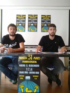 rueda de prensa mani Yesa No