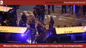 Imágen del vídeo de La Directa.