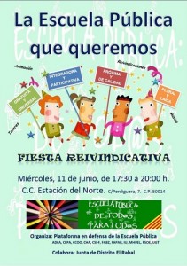 cartel-fiesta-11-junio escuela publica