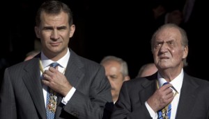 juan carlos y felipe de borbon