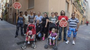 Integrantes del Bloque de la Esperanza de El Gancho. Foto: Juan Manzanara