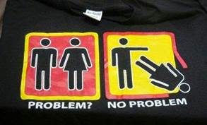 Imagen de la camiseta sexista. Foto: CHA.