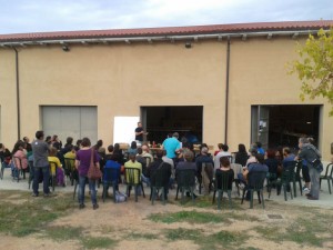 Imagen de un encuentro en Bierge de la Red de Semillas de Aragón.
