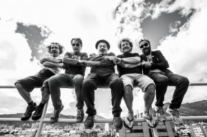 Los Toreros Muertos en una foto de la gira.