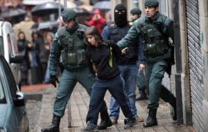 Beatriz Etxebarria fue arrestada en marzo de 2011 en Bilbo. Foto: Argazki Press