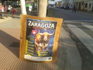cartel toros zgz