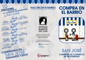 Cartel de la campaña de la AV San José.