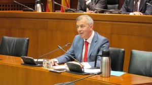 Javier Campoy, consejero de Hacienda y Administración Pública del Gobierno de Aragón.