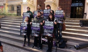 Este jueves está convocada una jornada de huelga de estudiantes en Aragón. Foto: Huelga Estudiantil Aragón