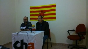 José Luis Ortega y Álbaro Abadías durante la rueda de prensa.