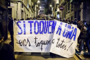  Manifestació en suport a les encausades a l'Operació Pandora Enric Català 
