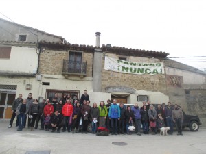 Participantes en la Trobada de Biscarrués.