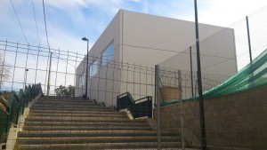 montañana edificio biblioteca cerrado