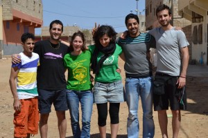 La Brigada en su último día en el Sahara.