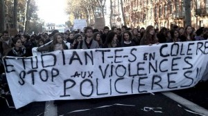 Manifestación contra la violencia policial. Foto: NPA