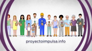 Imagen del vídeo de Podemos promocionando el poryecto.