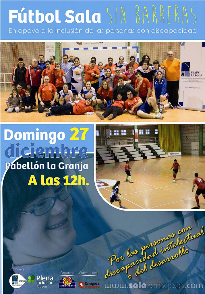 CARTEL FUTSAL SIN BARRERAS DICIEMBRE 2015