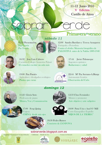 SOBRARVERDE 2016 Programa - copia