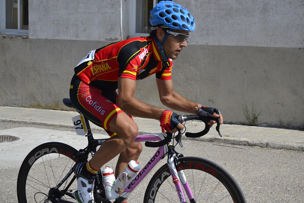 Santas en la Copa del Mundo de ciclismo adaptado de Segovia en 2014. Foto: RFEC