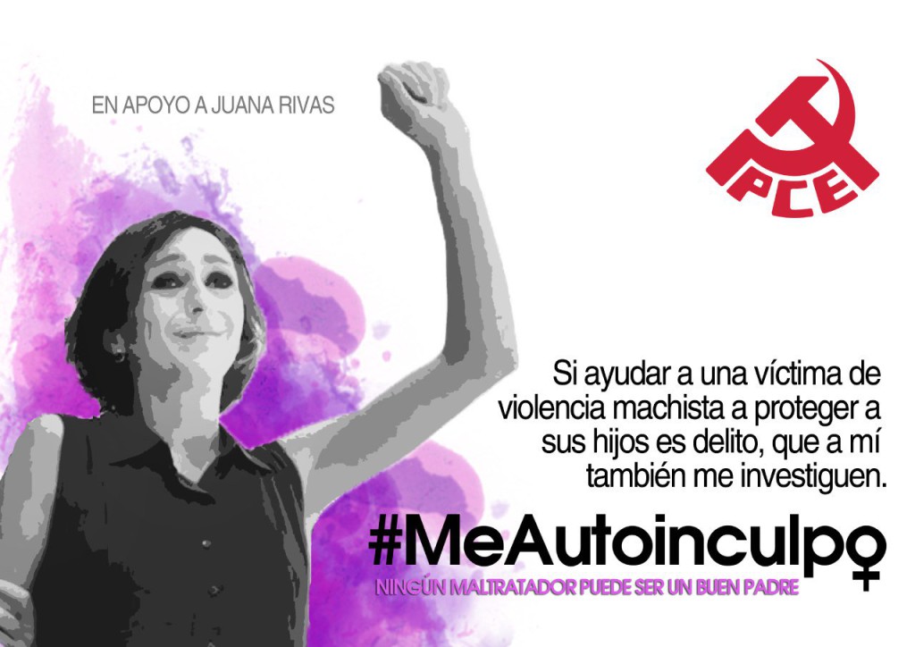 Campaña PCE en apoyo a Juana Rivas