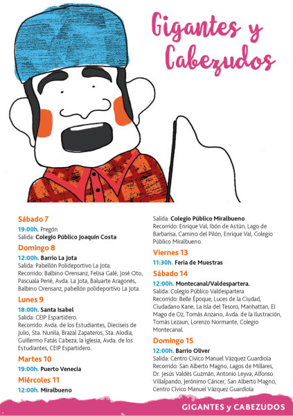 Programación Infantil. Fiestas del Pilar 2017