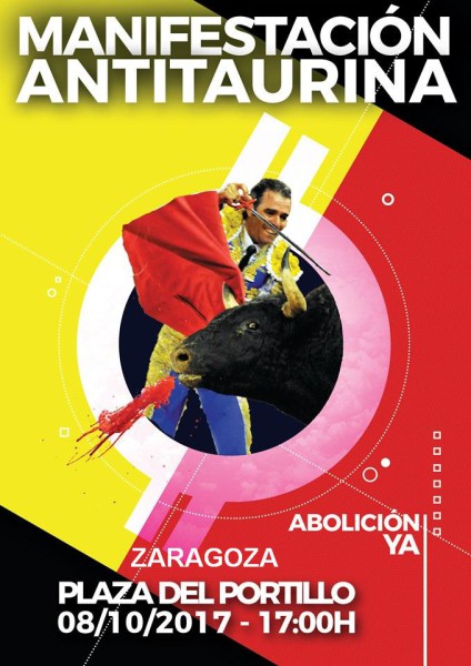 manifestación antitaurina