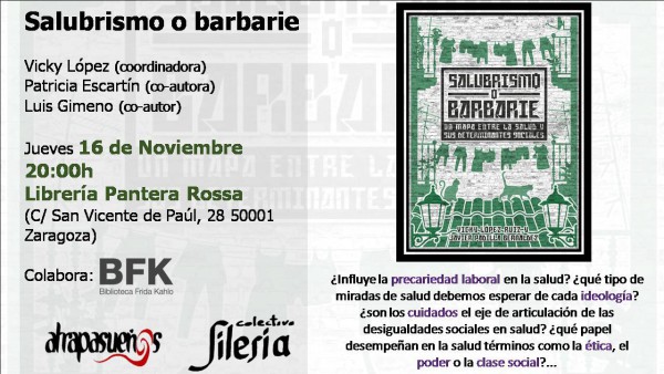 Libro 'Salubrismo o barbarie'
