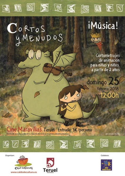 CORTOS Y MENUDOS Música Teruel 25 febrero 2018