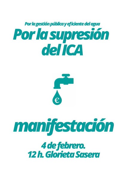 Manifestación NO al ICA