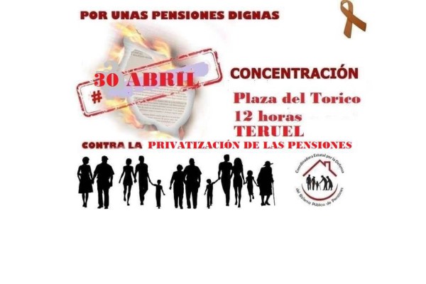 Foto: Coordinadora por la Defensa del Sistema Público de Pensiones Teruel