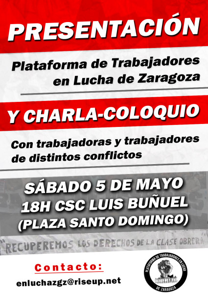 Plataforma de Trabajadores en Lucha de Zaragoza