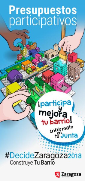 presupuestos participativos zgz flyer