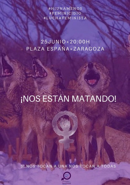 Feminicidio Zgz junio 18 concentracion COF