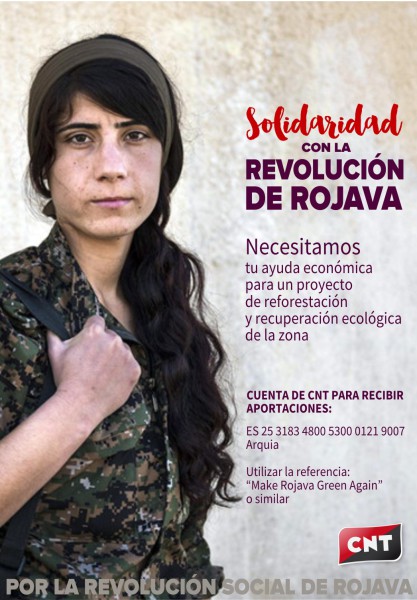 "Hagamos Rojava verde otra vez"