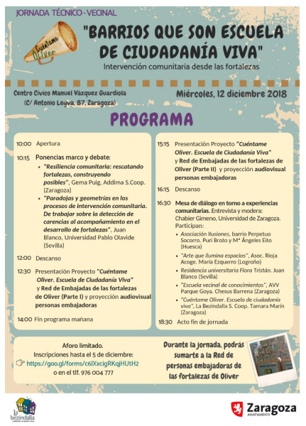 Bezindalla Oliver Jornada 12D programa