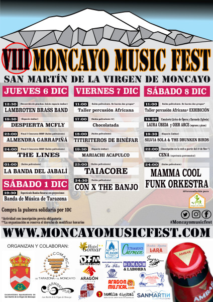 moncayo music fest 2018 CARTEL definitivo