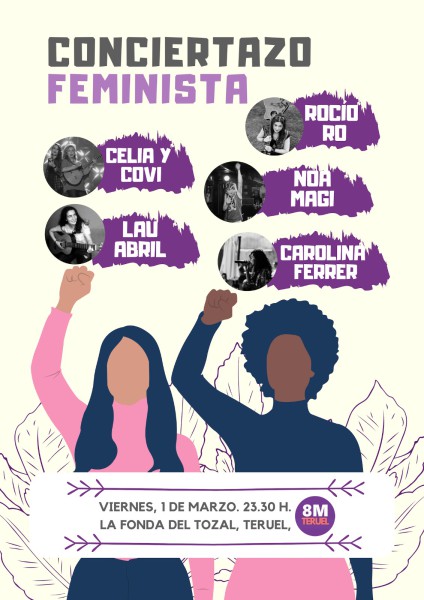 Cartel Conciertazo Feminista 2019