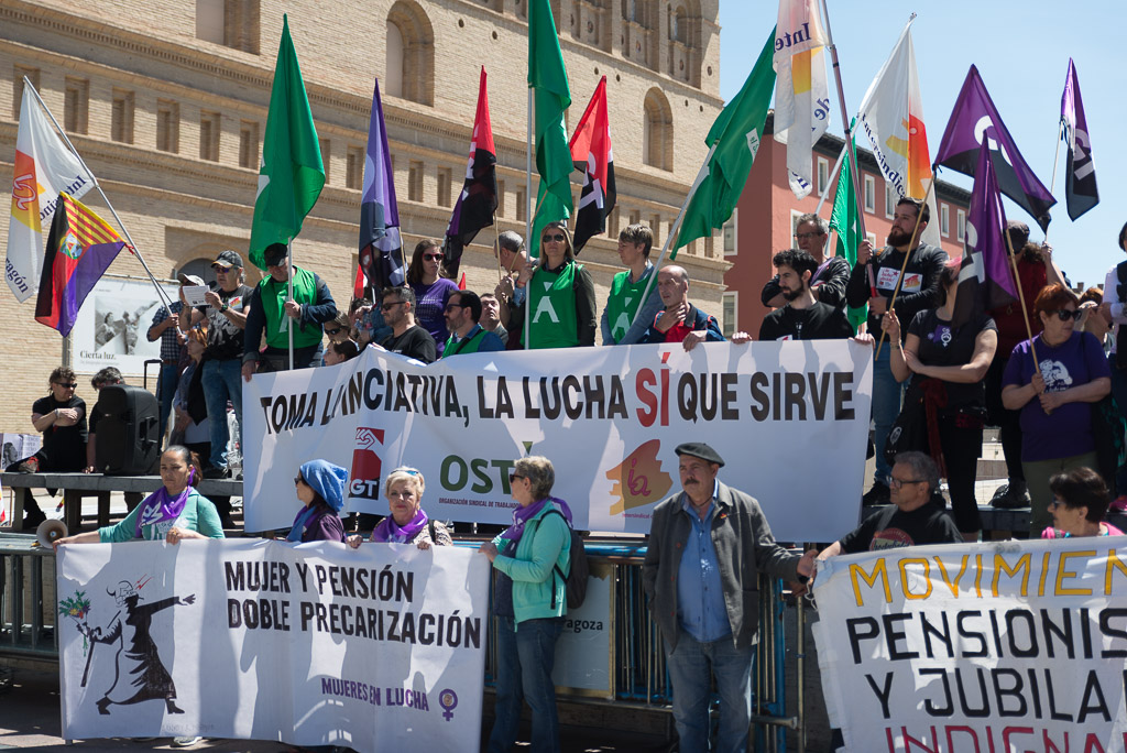 Los sindicatos aragoneses toman la iniciativa en este 1 de Mayo para ...
